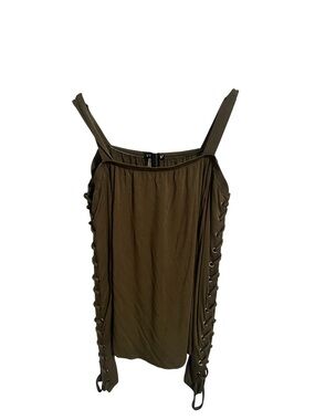 VENUS Olive Green off shoulder top